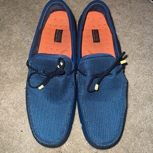 SWIMS Men's Braided Lace Shoes/Loafers, Size 10 US